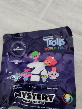 Hallmark Trolls World Tour Purple Mystery Ornament Pack